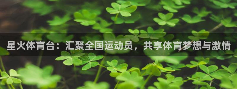 星火体育台：汇聚全国运动员，共享体育梦想与激情